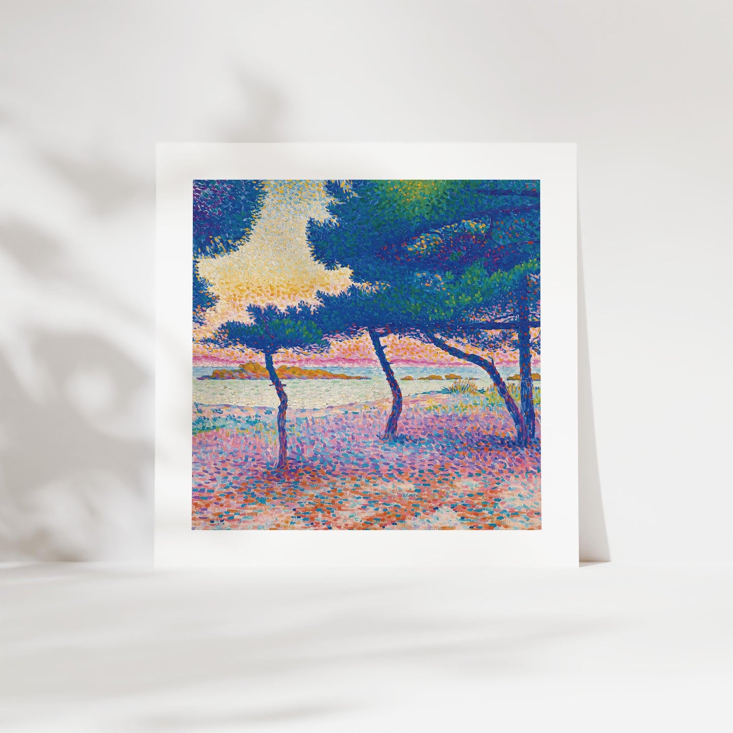 Henri-Edmond Cross - La Plage De Saint-Clair Print