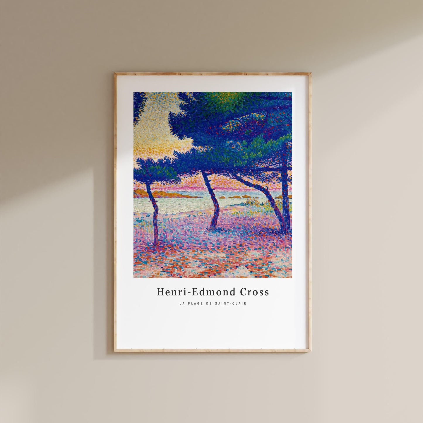 Henri-Edmond Cross - La Plage de Saint Clair Print