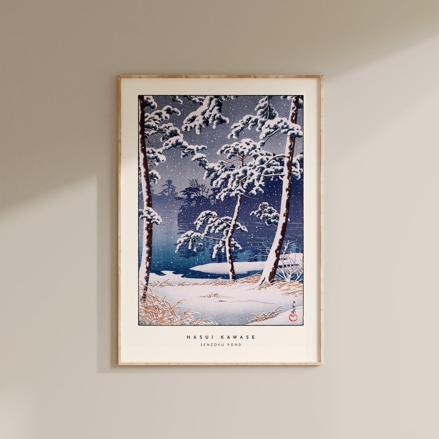 Hasui Kawase - Senzoku Pond Print