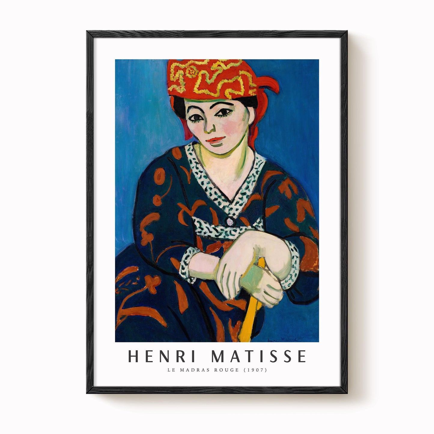 Henri Matisse - The Red Madras Headdress Print