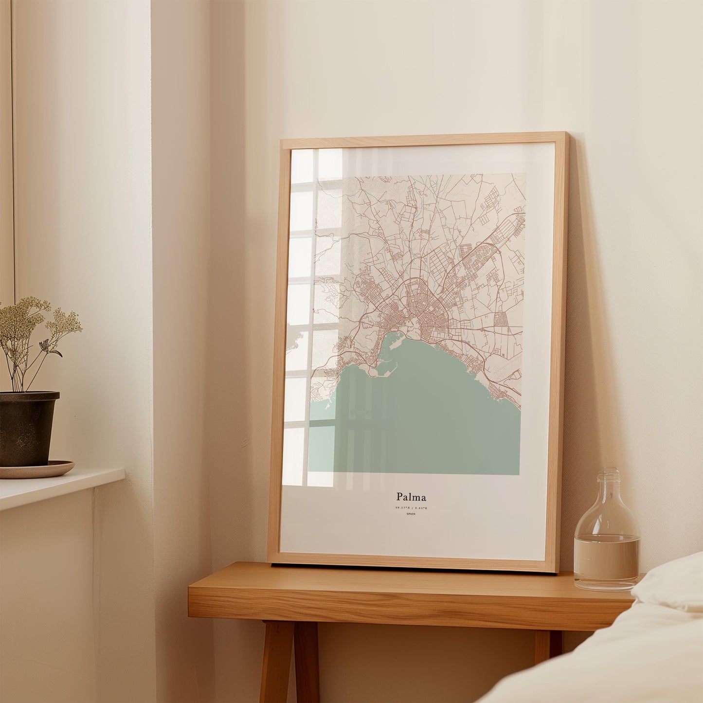 Palma City Map Print