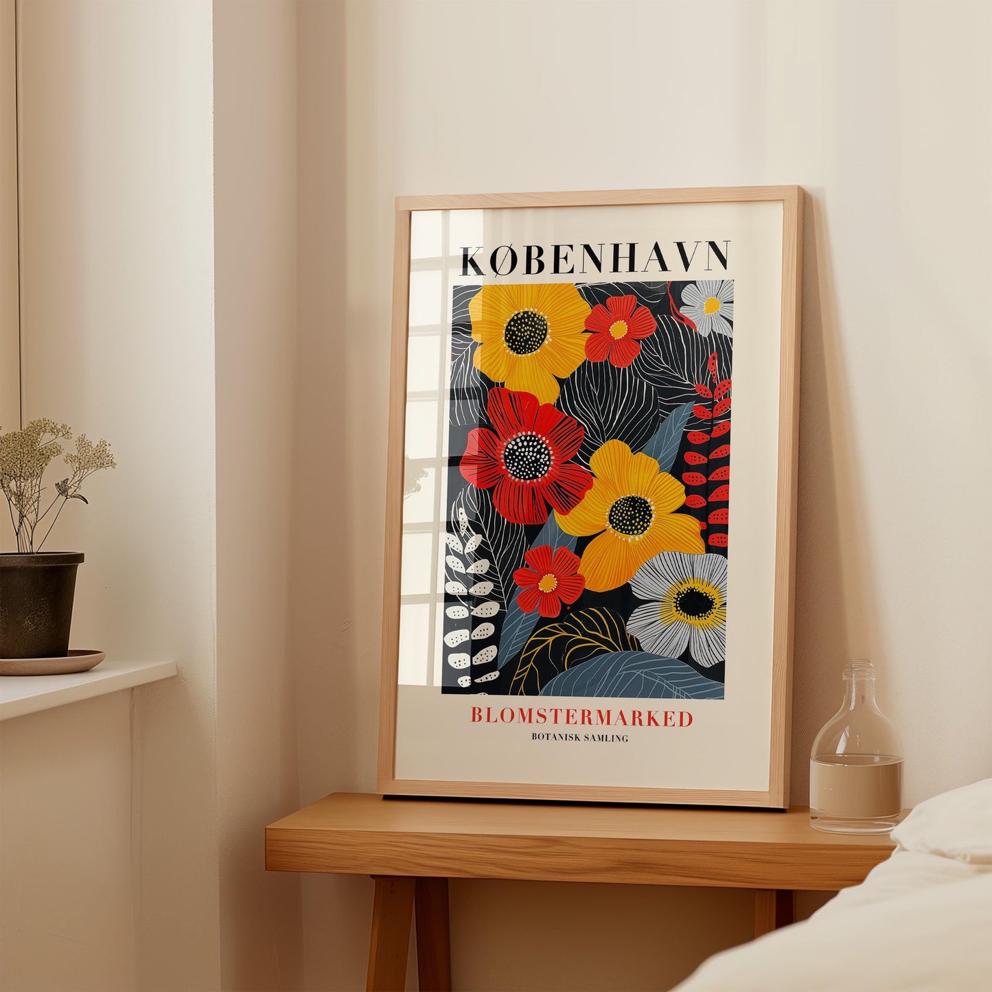 Copenhagen Flower Market Print