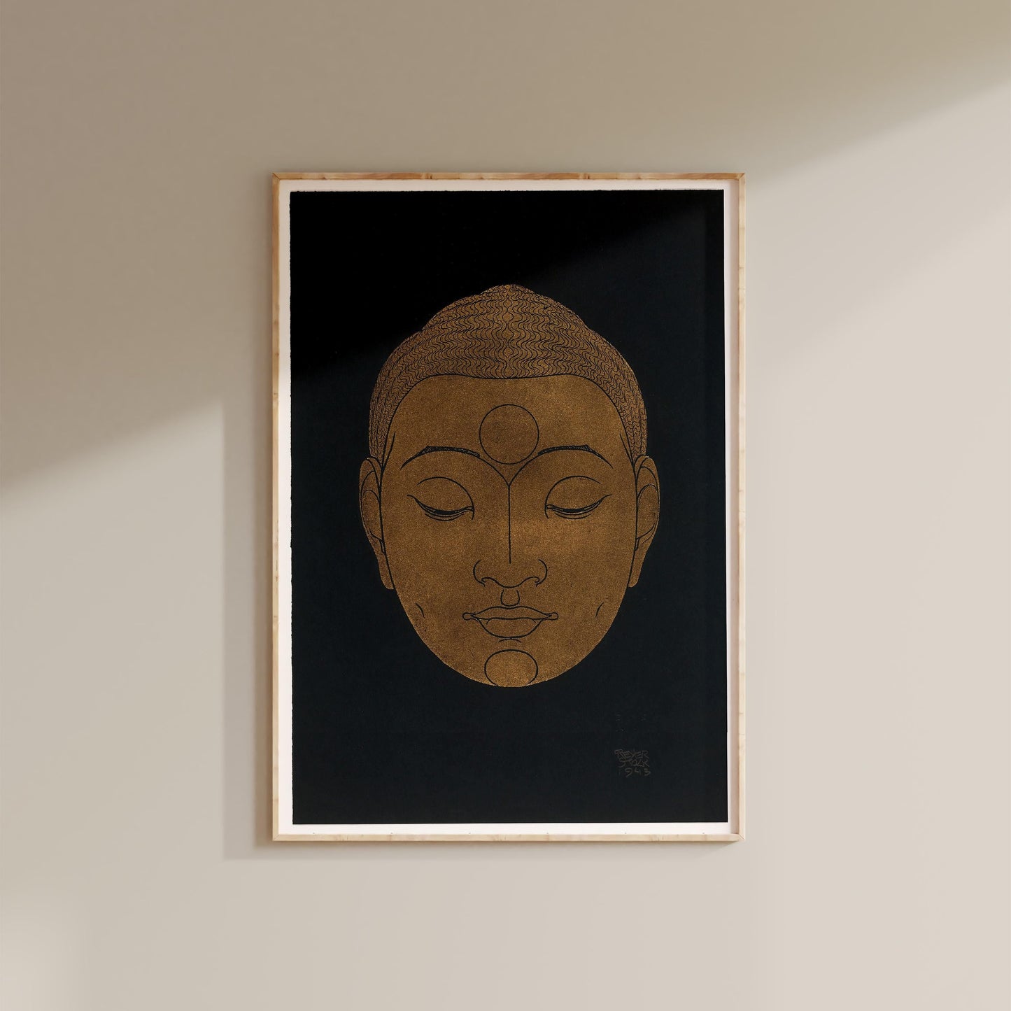 Reijer Stolk - Head of Buddha Print