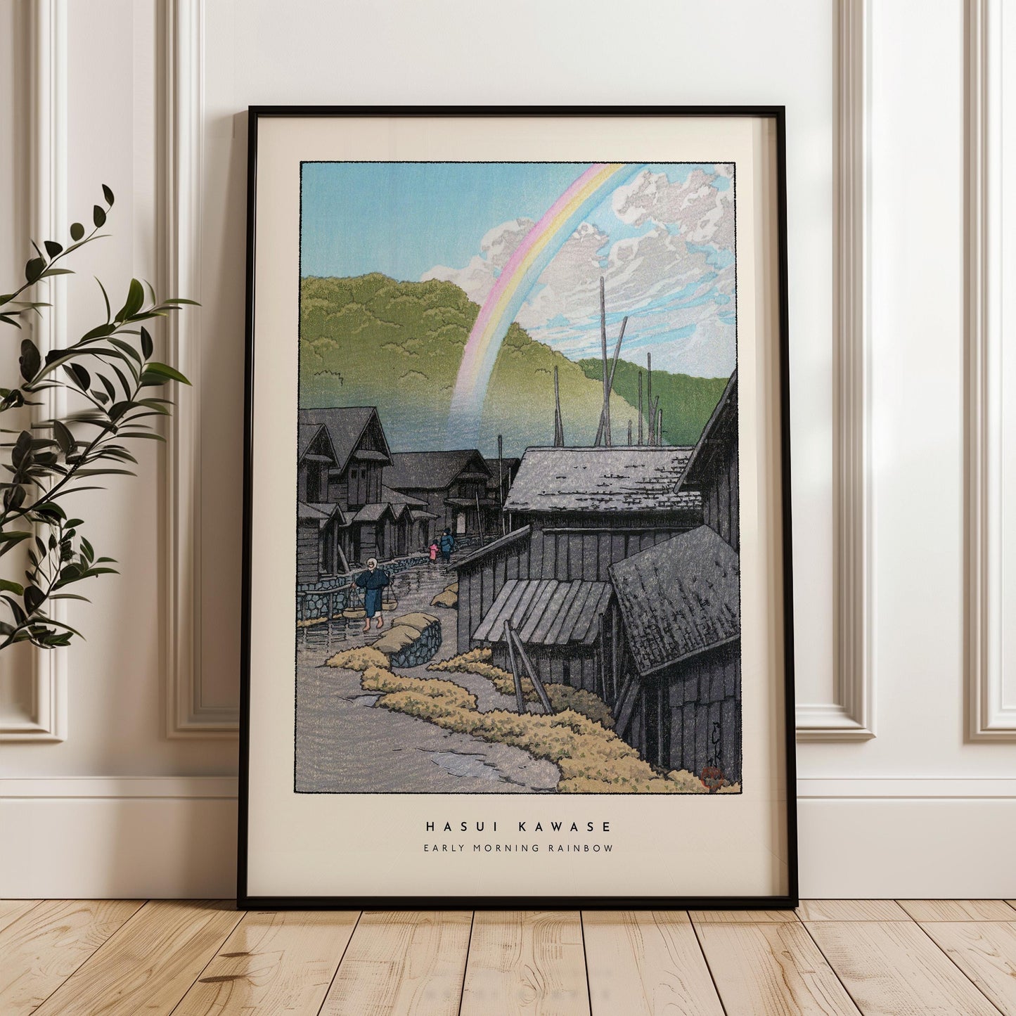Hasui Kawase - Early Morning Rainbow Print