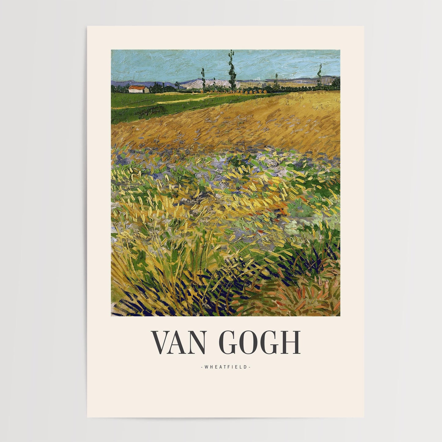 Van Gogh - Wheatfield Print