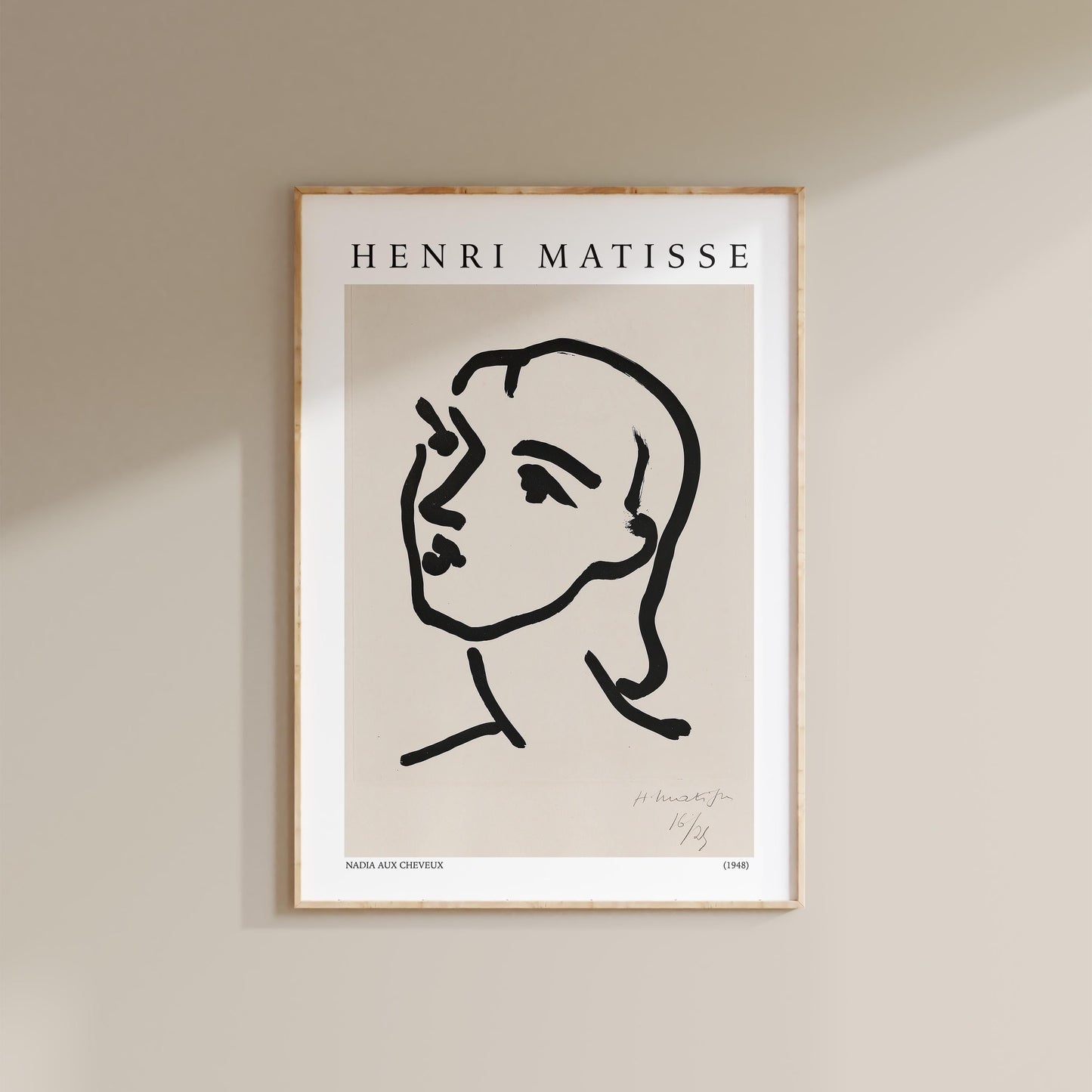 Henri Matisse - Nadia Aux Cheveux Lisses Art Print