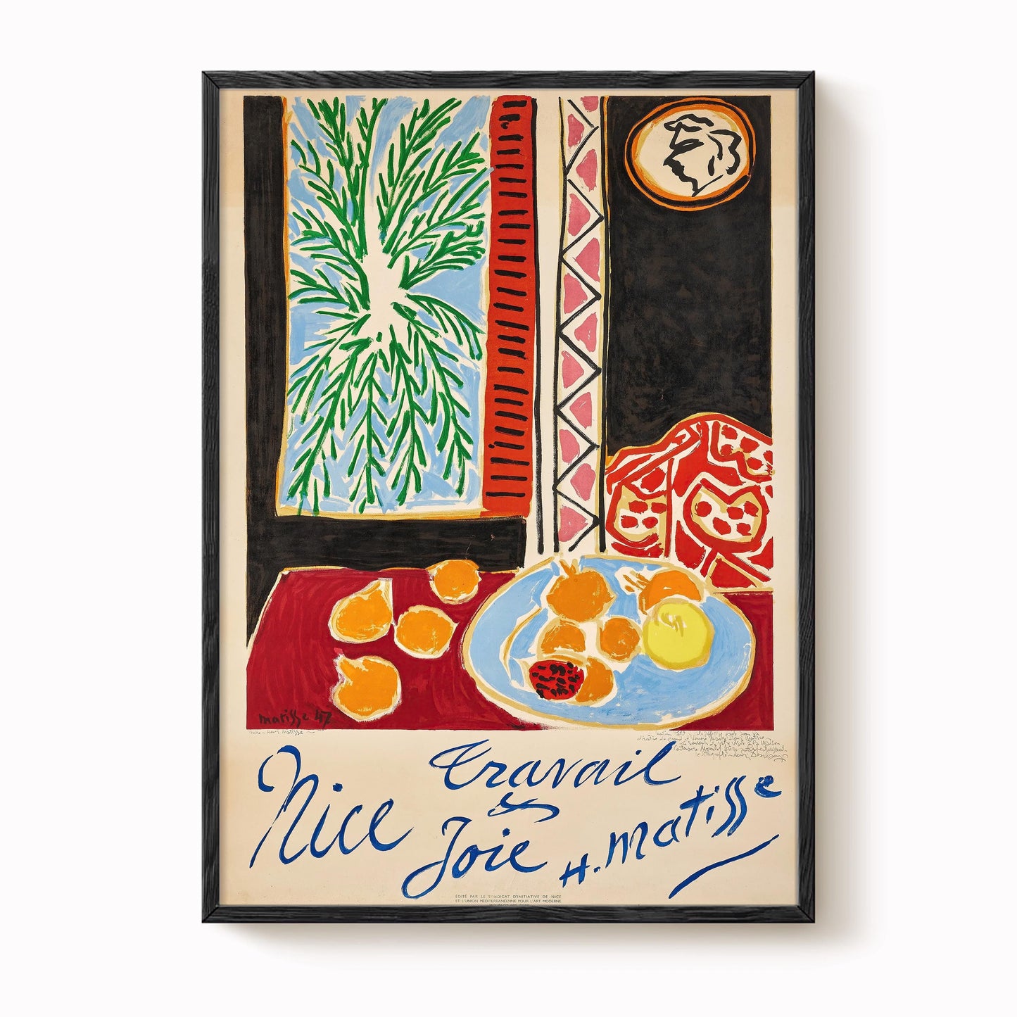 Henri Matisse - Nice, Travail et Joie Print