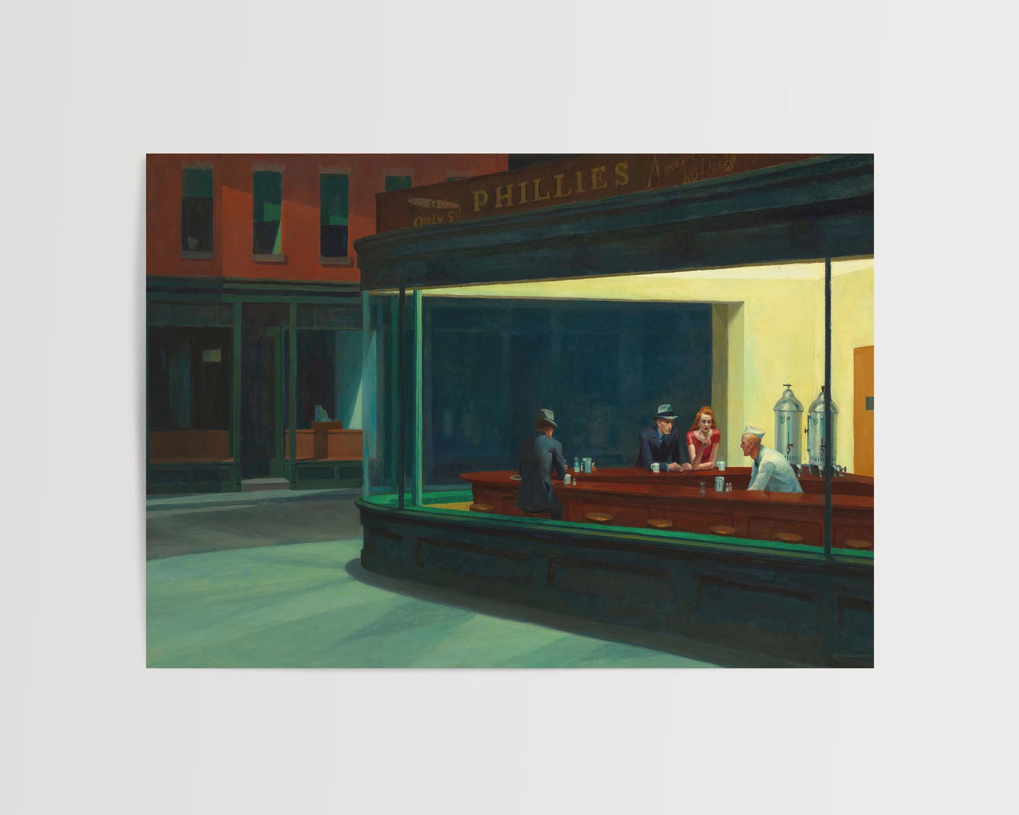Edward Hopper - Nighthawks Print