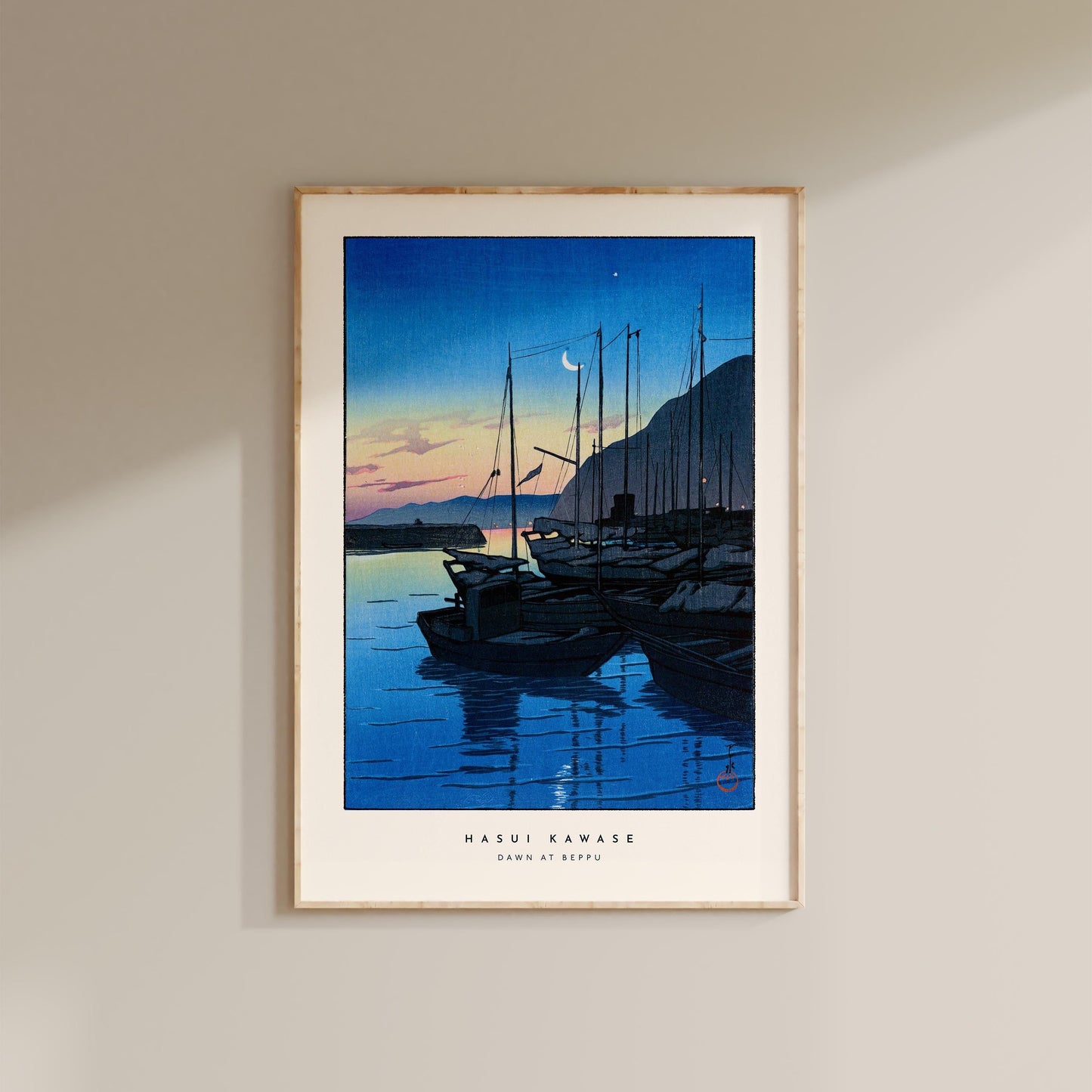 Hasui Kawase - Dawn At Beppu Print