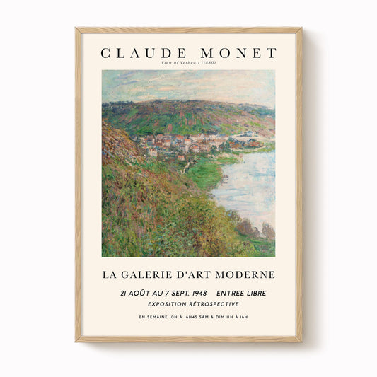 Monet - View of Vétheuil Print