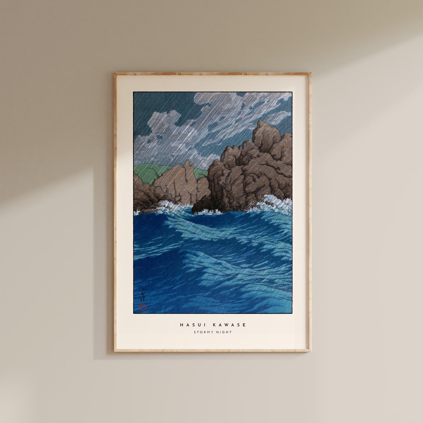Hasui Kawase - Stormy Night Print