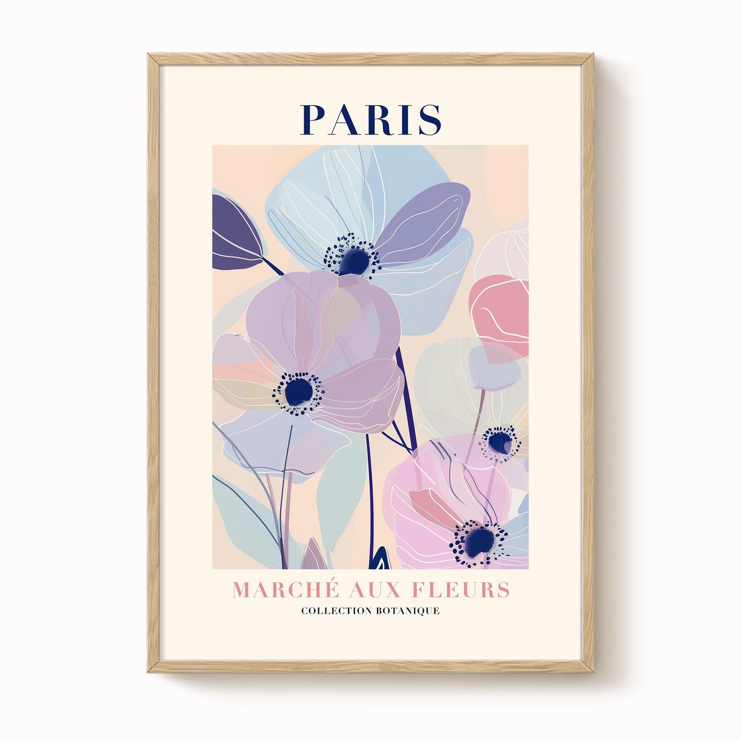 Paris Flower Market Print