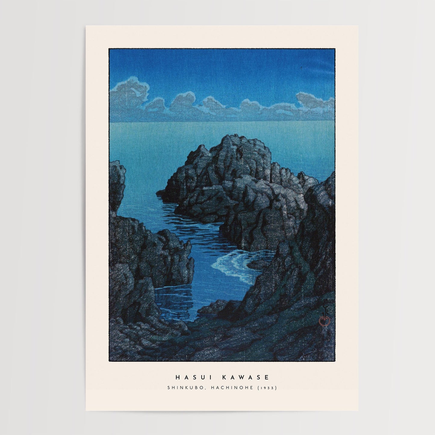 Hasui Kawase - Shinkubo, Hachinohe Print