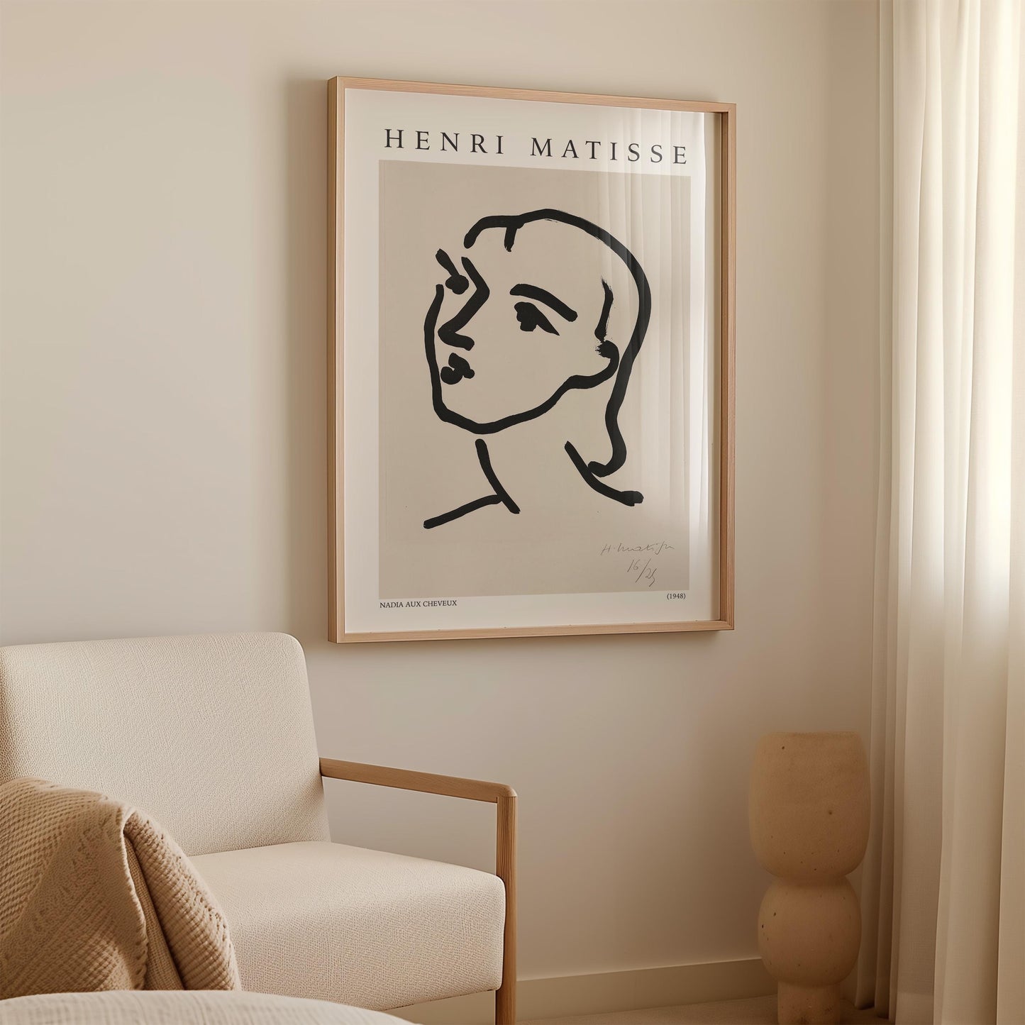 Henri Matisse - Nadia Aux Cheveux Lisses Art Print