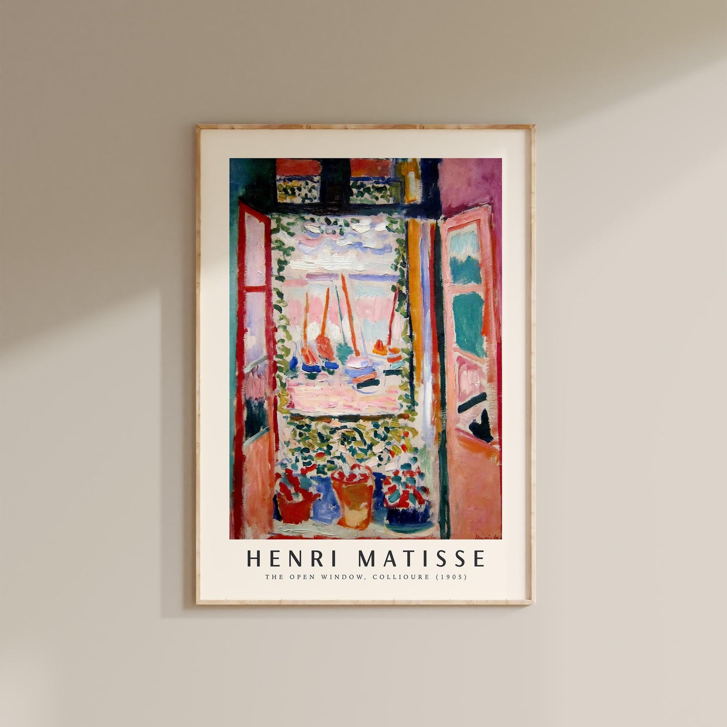 Henri Matisse - The Open Window, Collioure