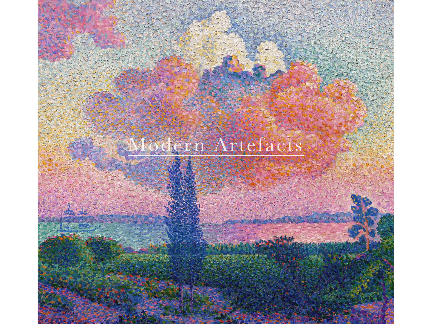 Henri-Edmond Cross - The Pink Cloud Print