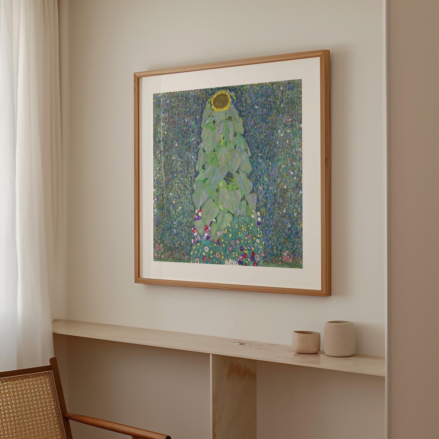 Gustav Klimt - Sunflowers Print