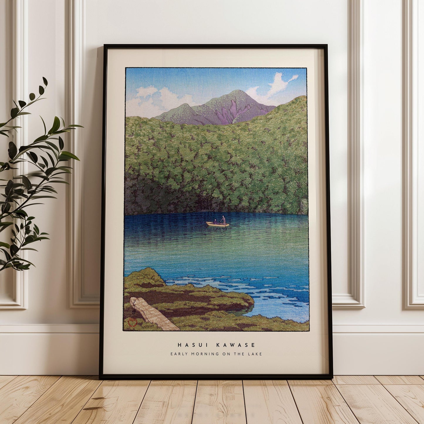 Hasui Kawase - Early Morning  On The Lake Print