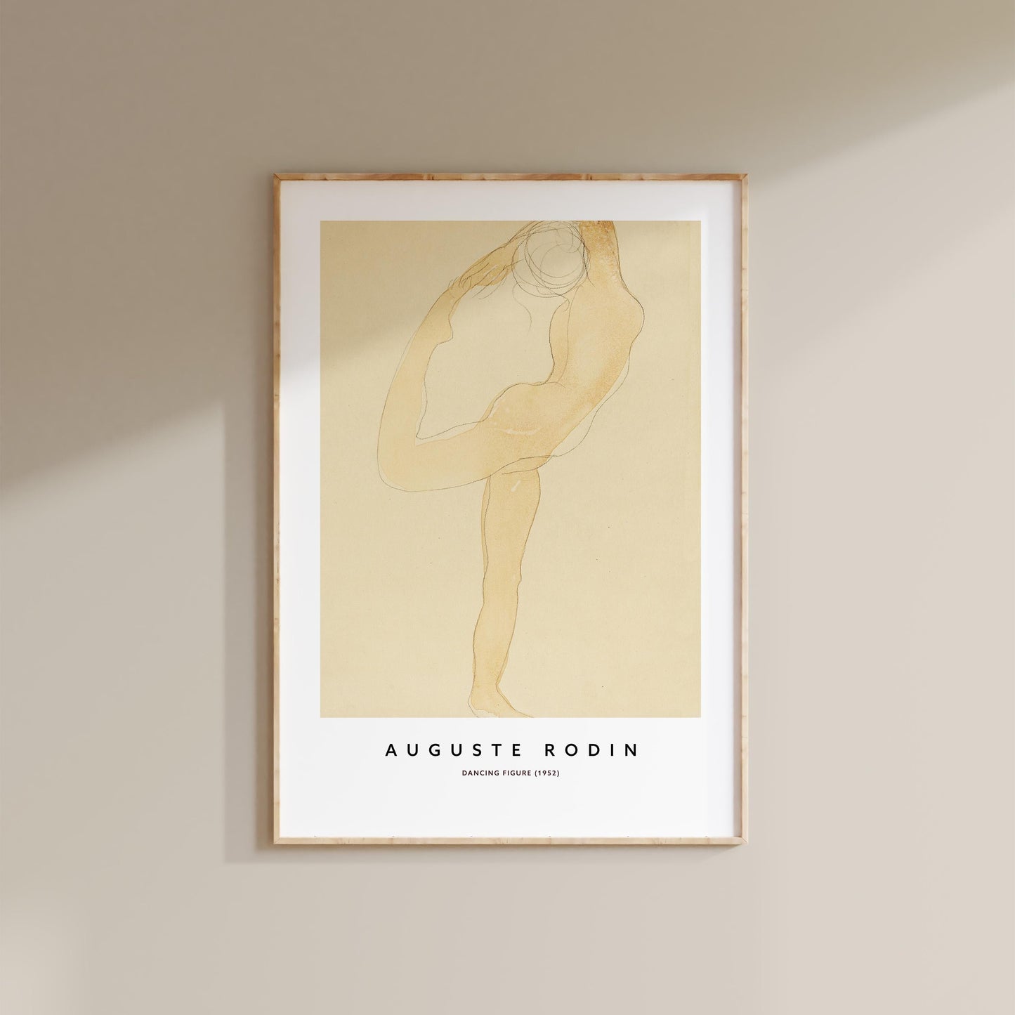 Auguste Rodin - Dancing Figure Print