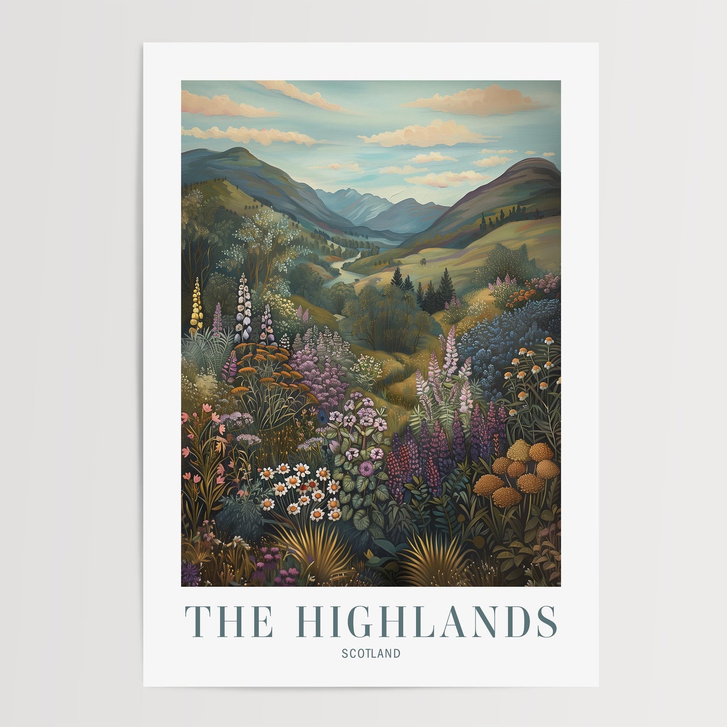 Scottish Highlands Art Print
