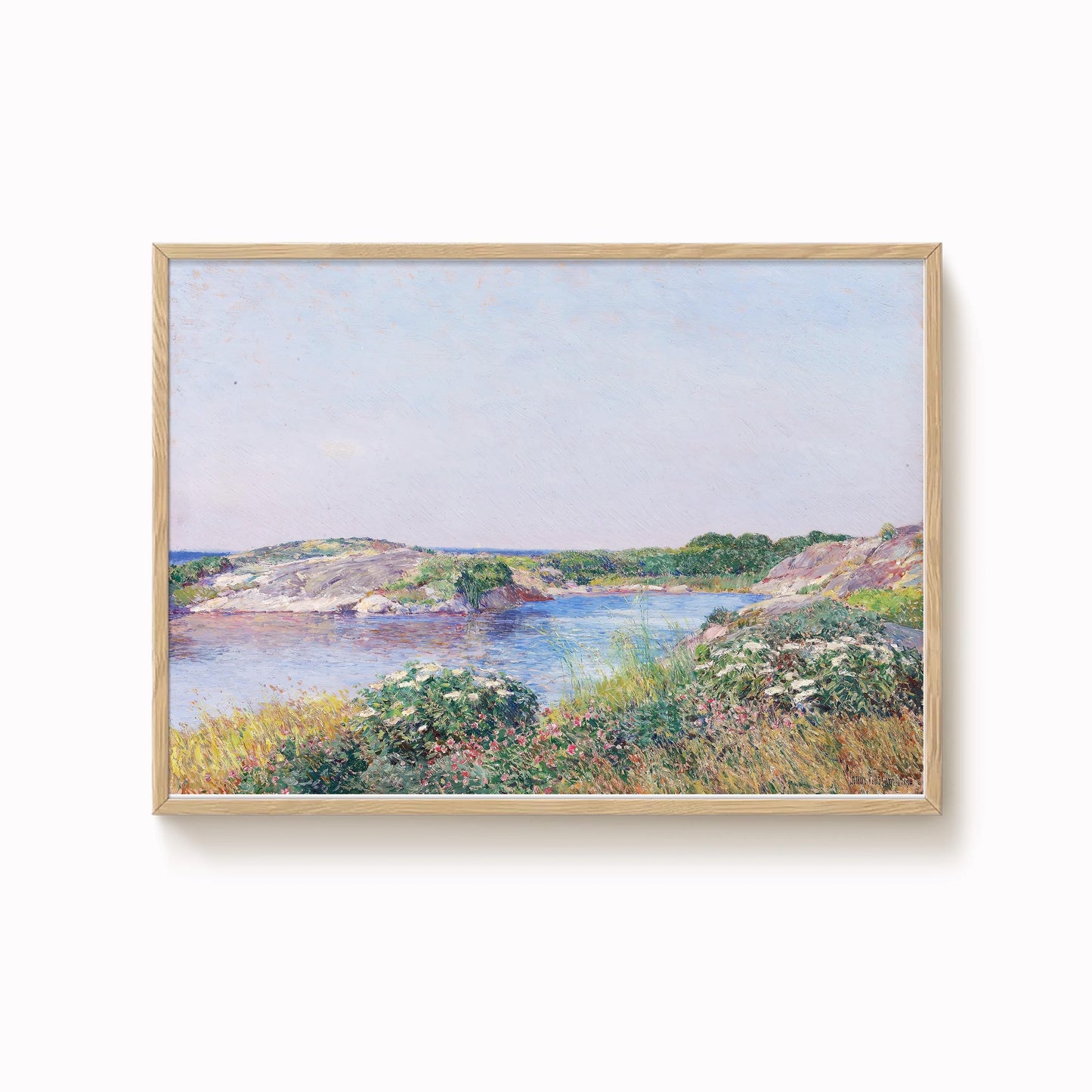 Childe Hassam - The Little Pond, Appledore Print