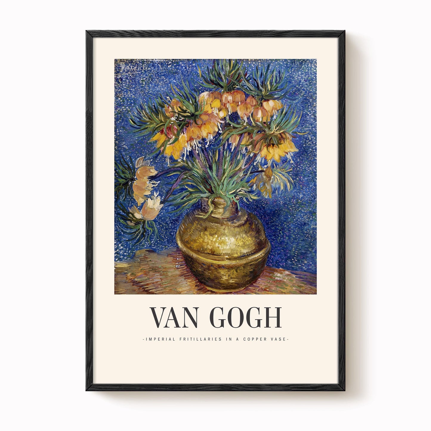 Van Gogh - Imperial Fritillaries In A Copper Vase Print