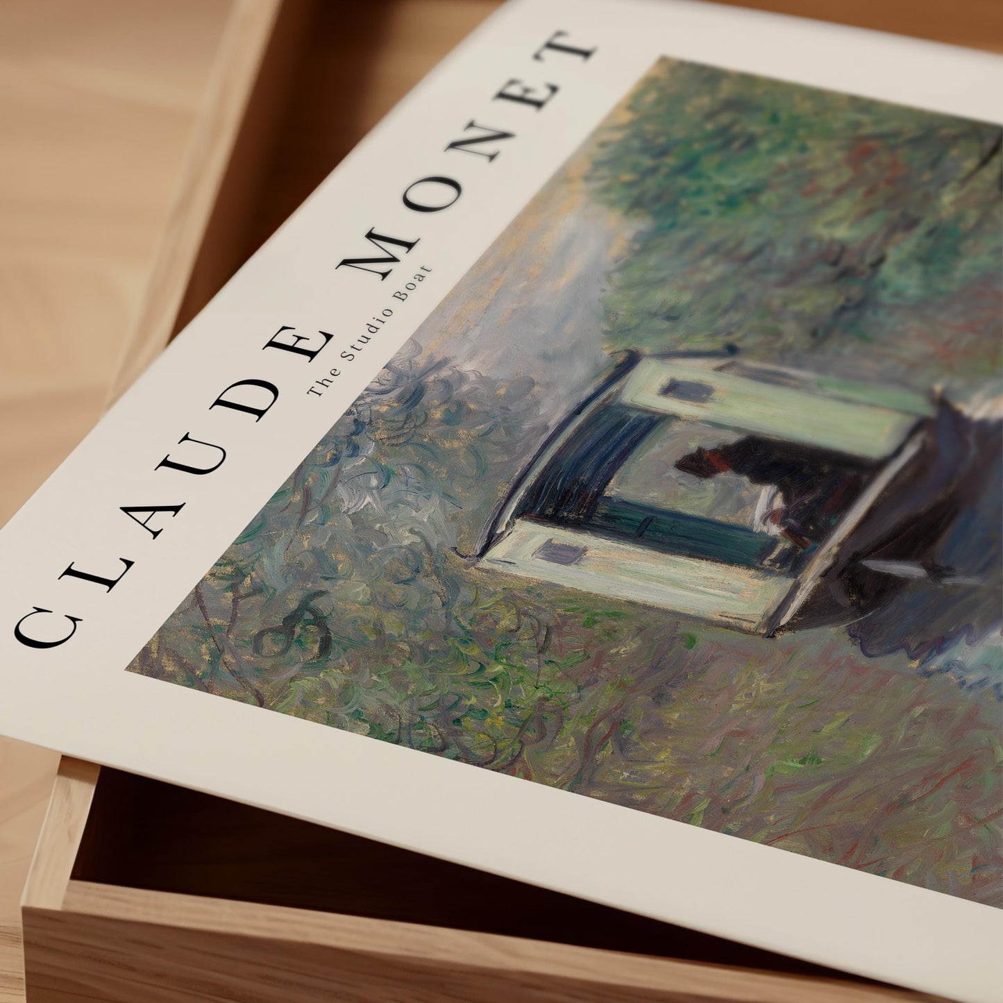 Monet - The Studio Boat Print