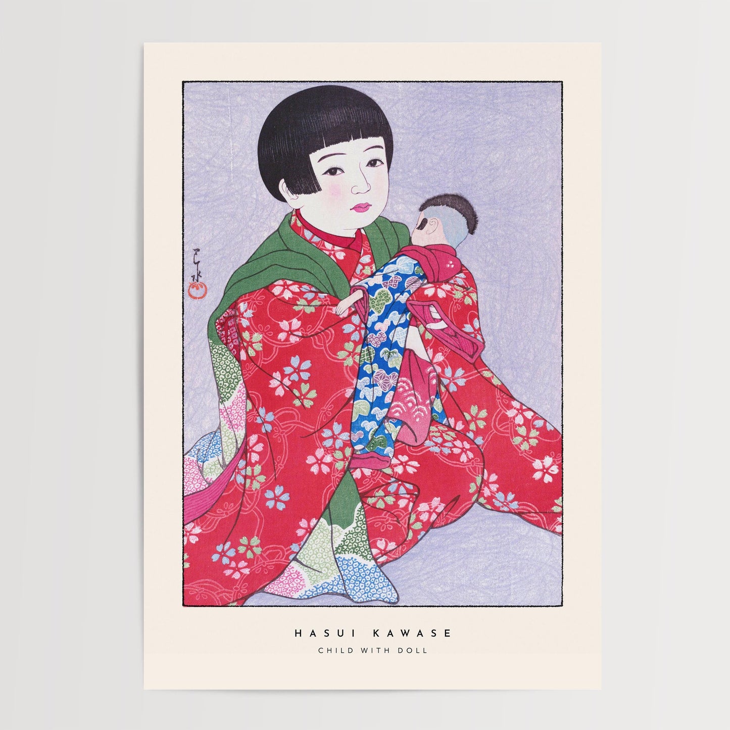 Hasui Kawase - Child With Doll Print