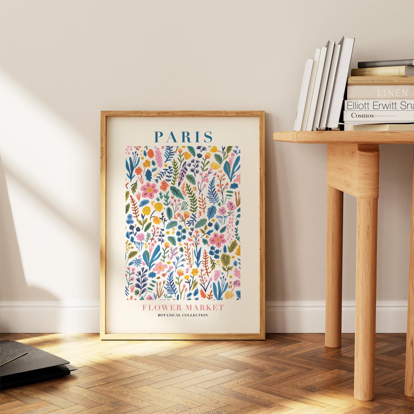 Paris Flower Market Print