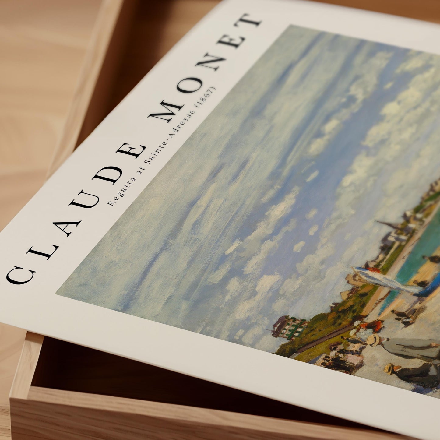 Monet - Regatta at Sainte-Adresse Print