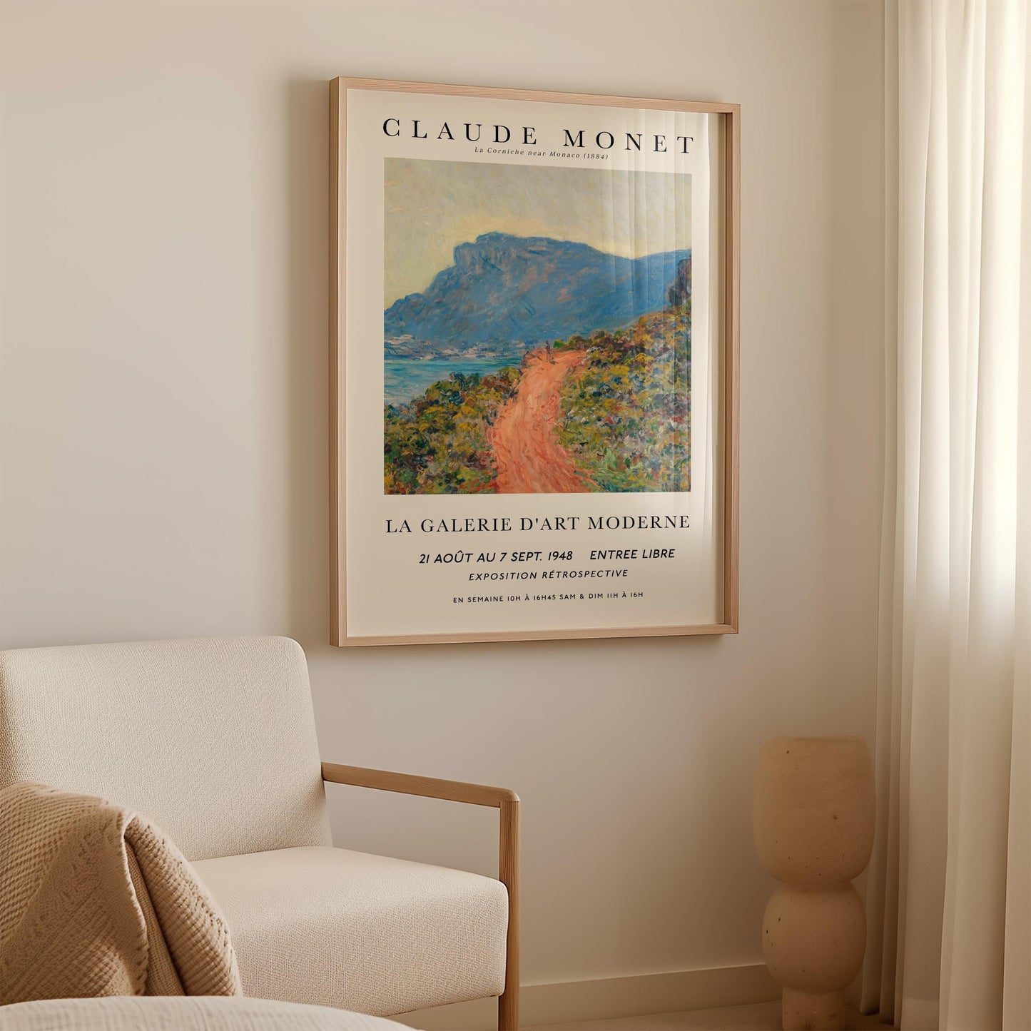 Monet - La Corniche Print