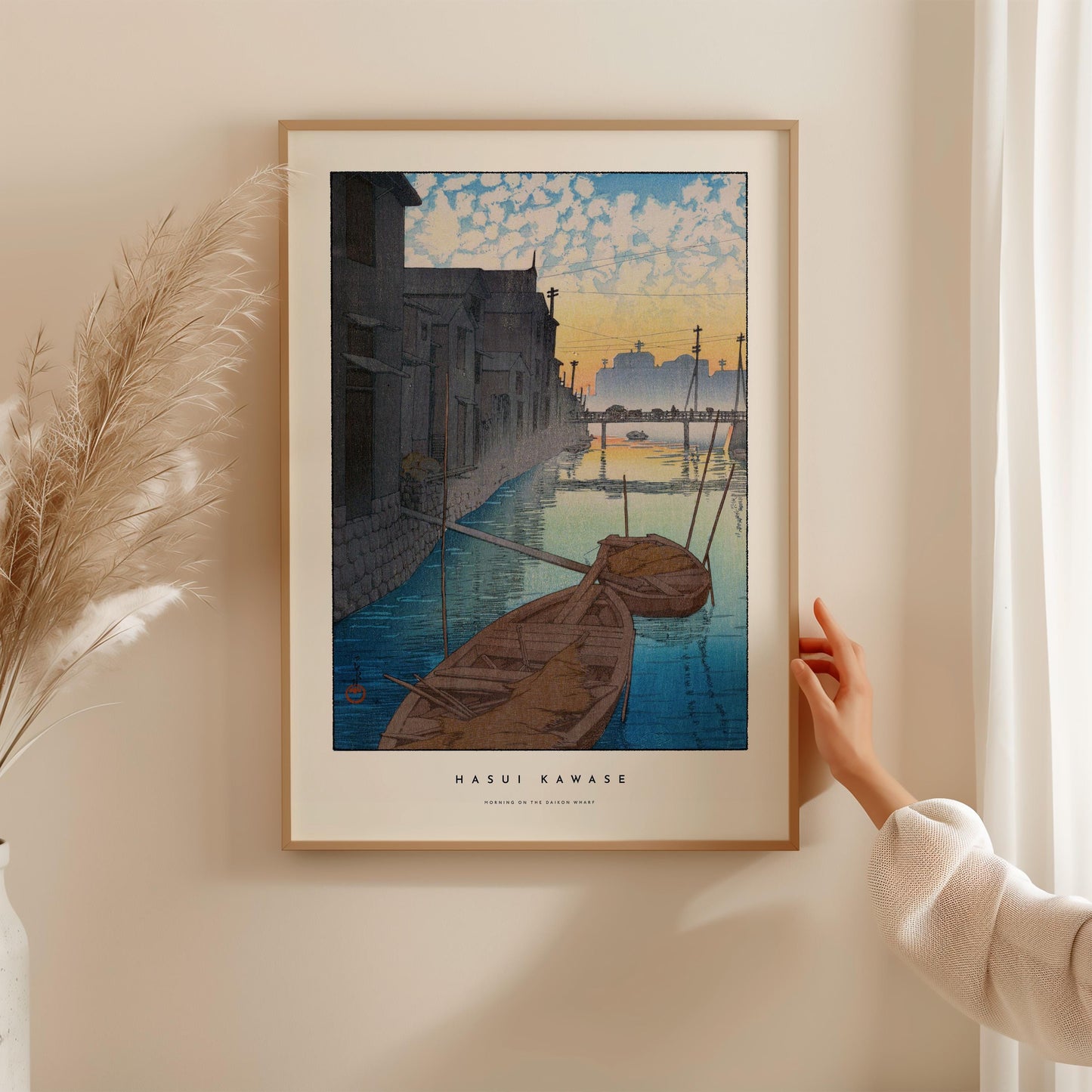 Hasui Kawase - Daikon Wharf Print