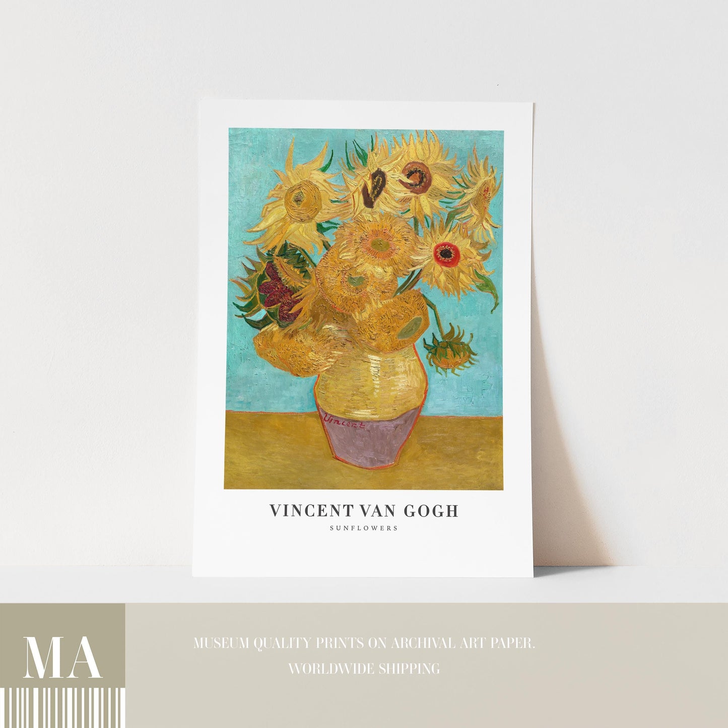 Van Gogh - Sunflowers Art Print