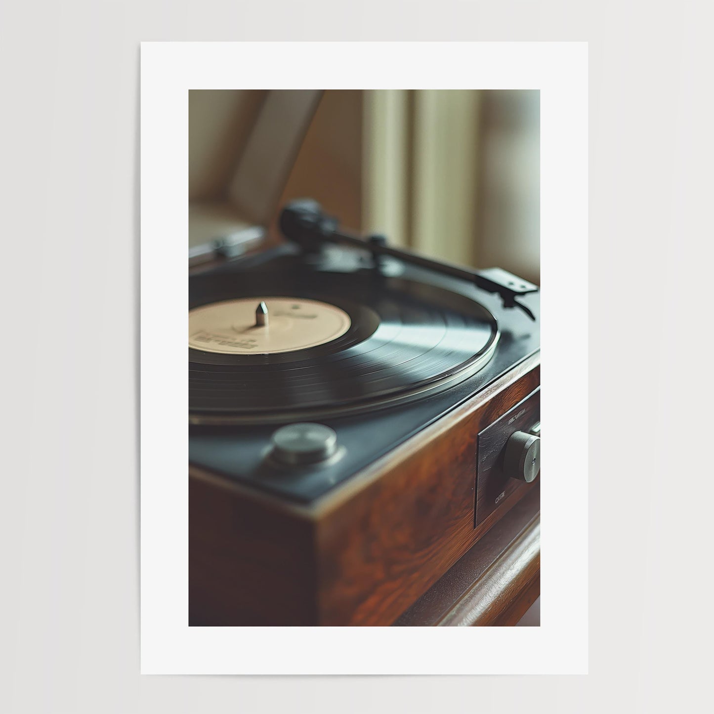 Vinyl Record Player Art Print
