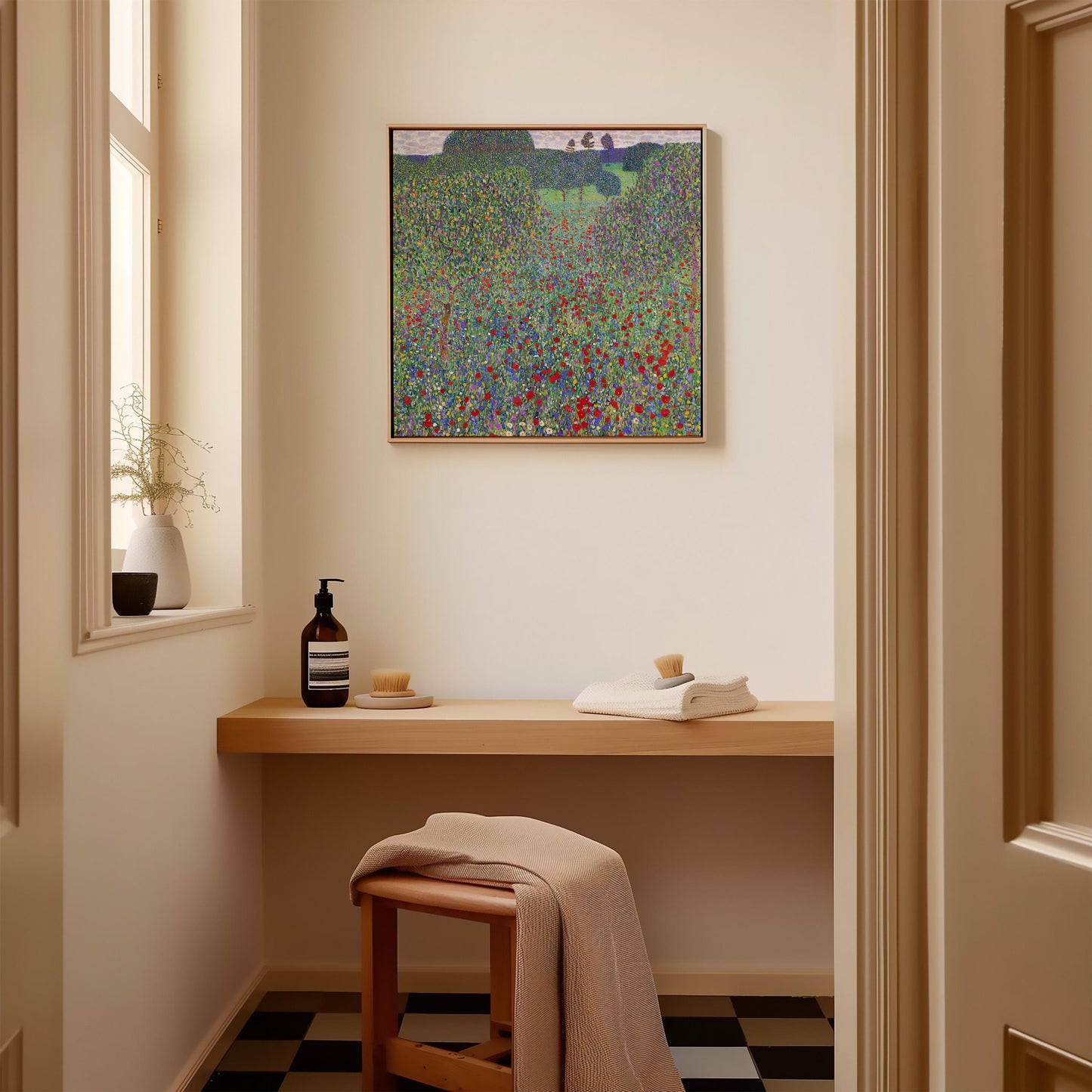 Gustav Klimt - Poppy Meadow Art Print