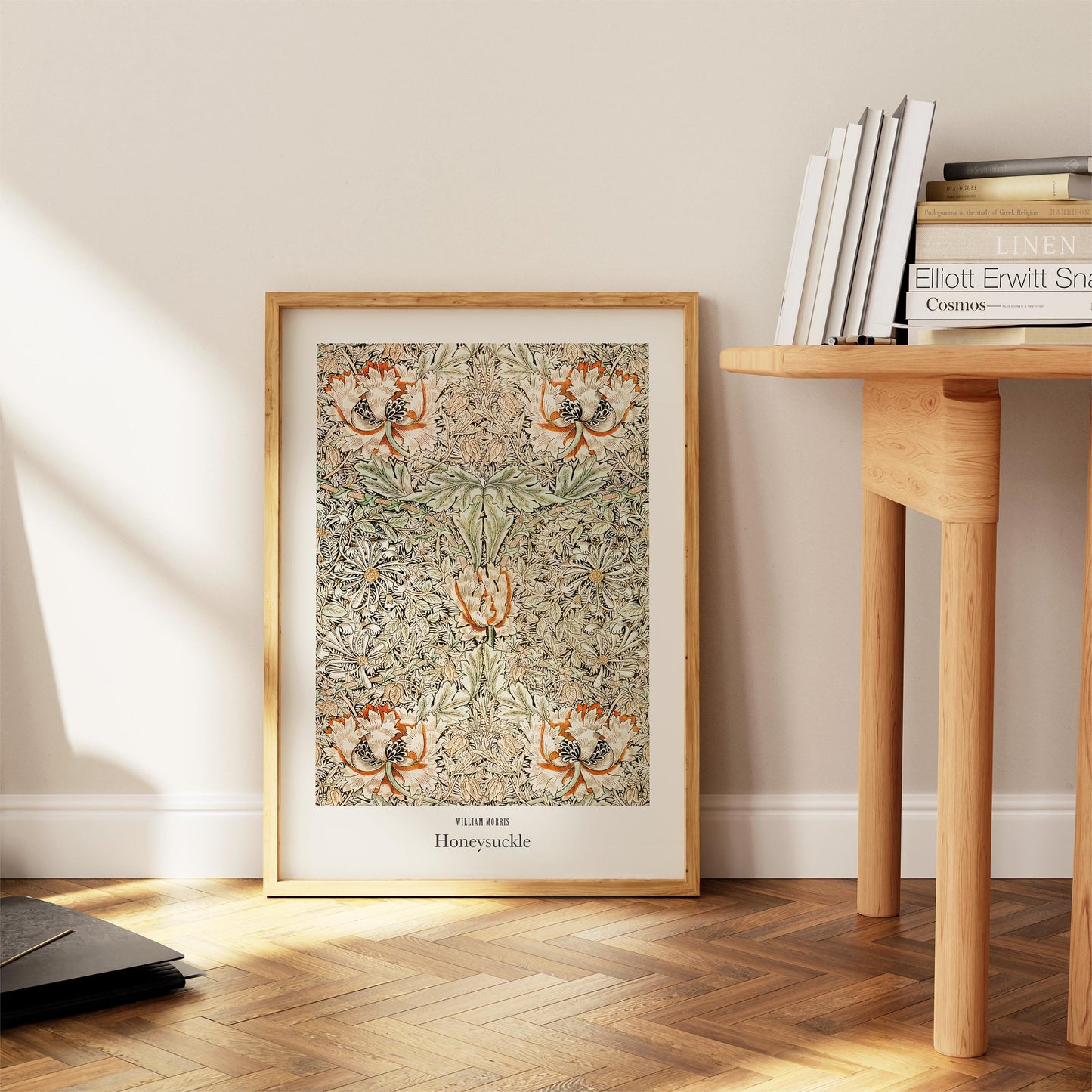 William Morris - Honeysuckle Pattern Print