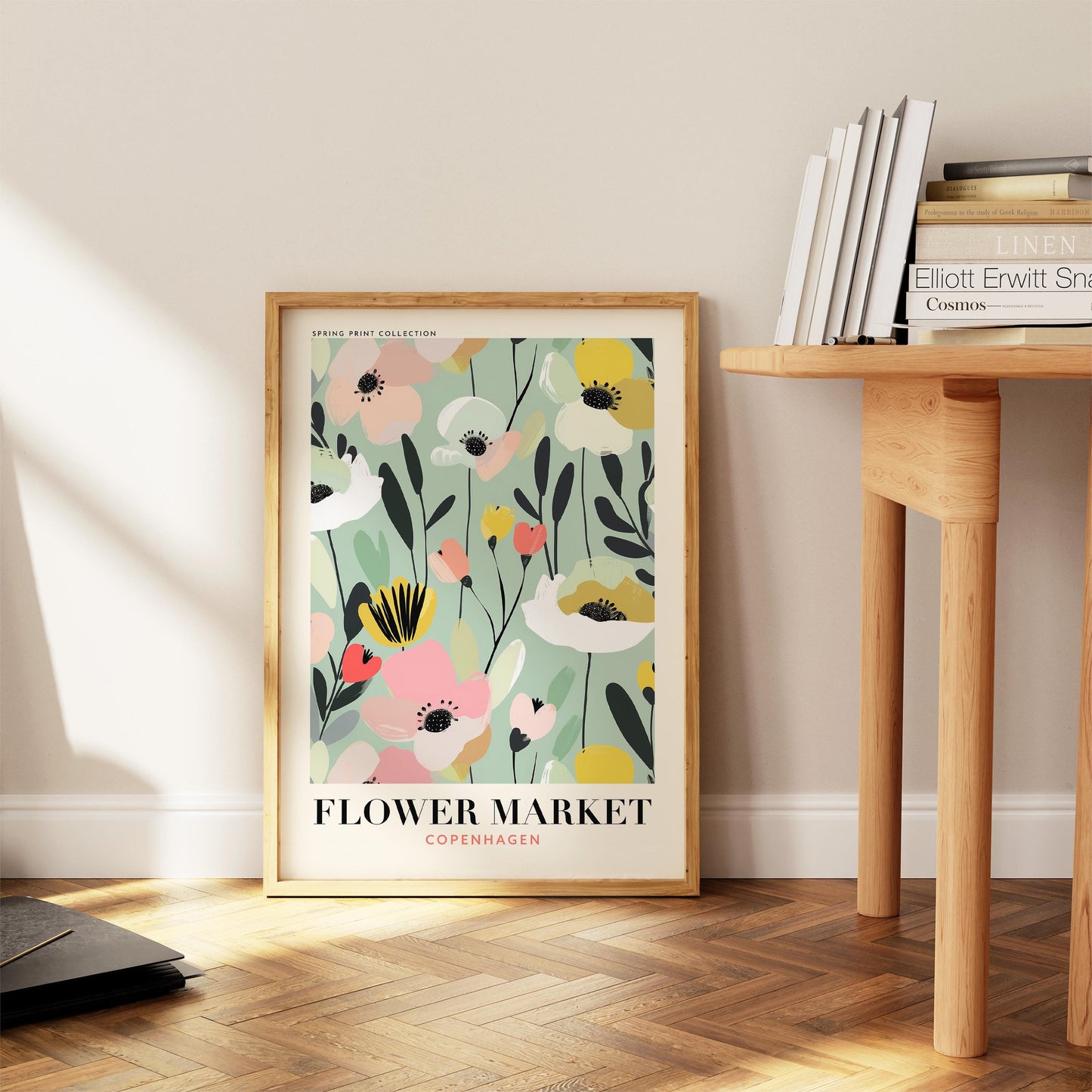 Copenhagen Flower Market Print