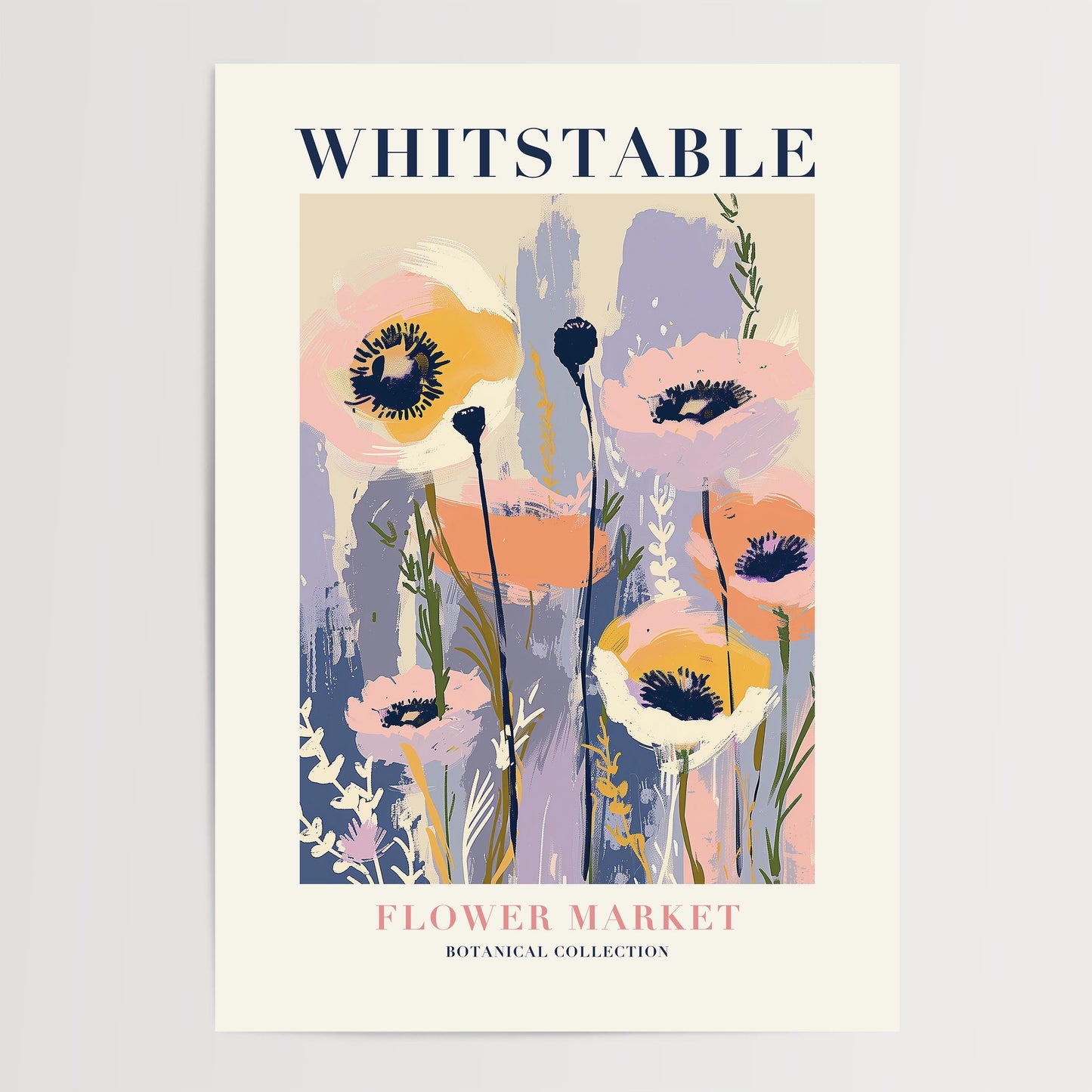 Whitstable Flower Market Print
