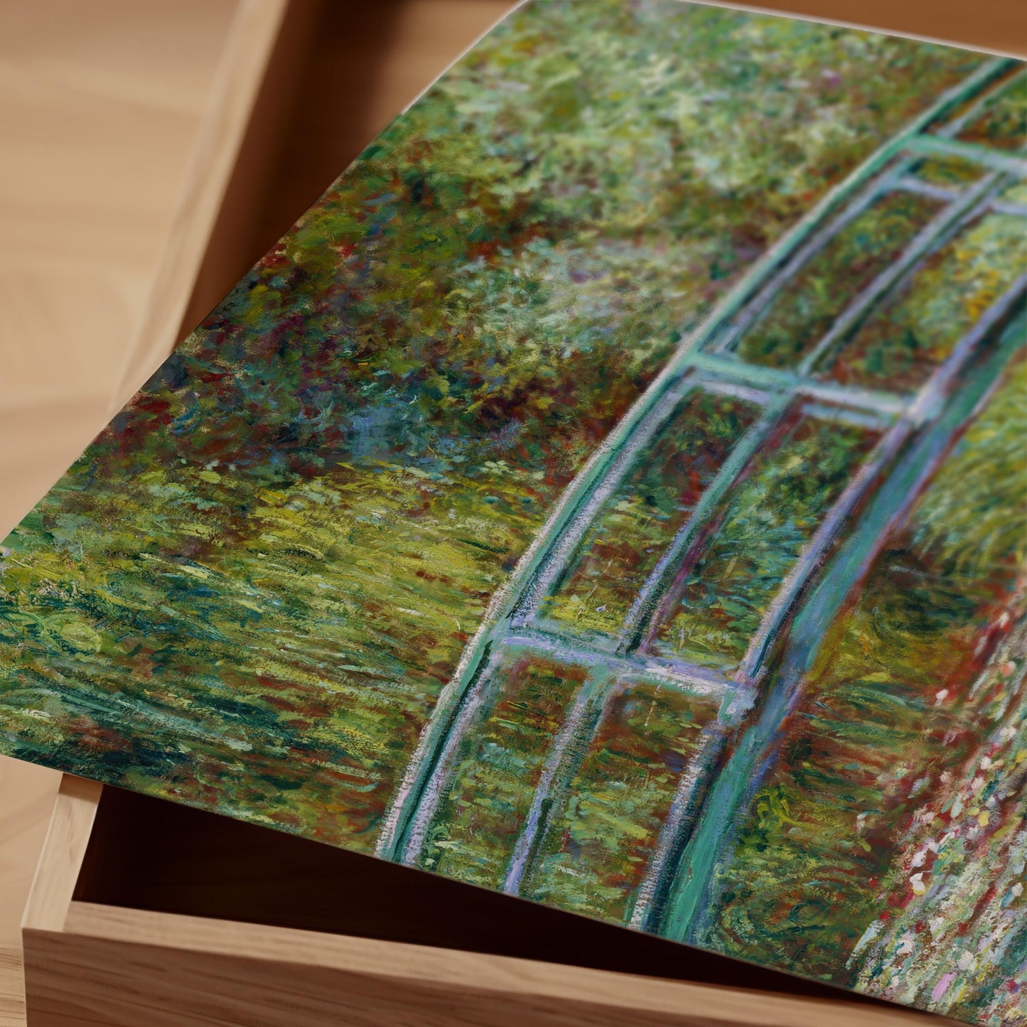 Monet - Water Lily Pond Bridge Print