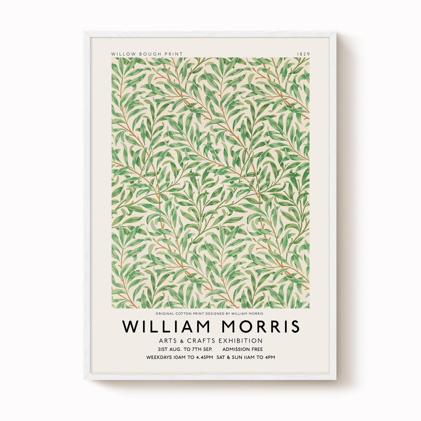 William Morris - Willow Bough Pattern Print