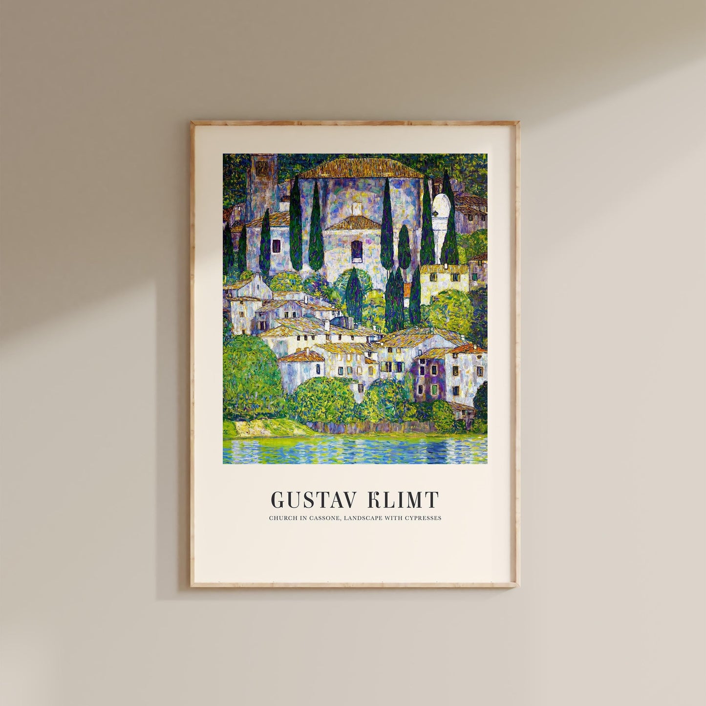 Gustav Klimt - Church in Cassone Print