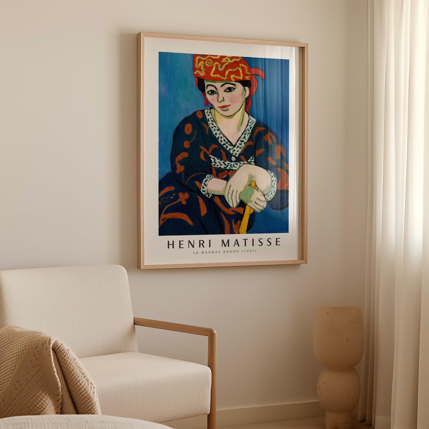 Henri Matisse - The Red Madras Headdress Print