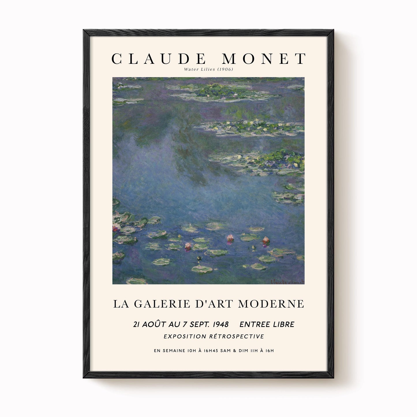 Monet - Water Lilies Print