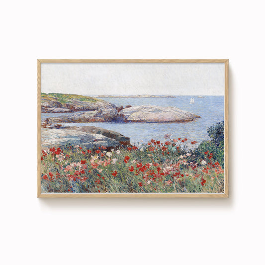 Childe Hassam - Poppies, Isles of Shoals Print
