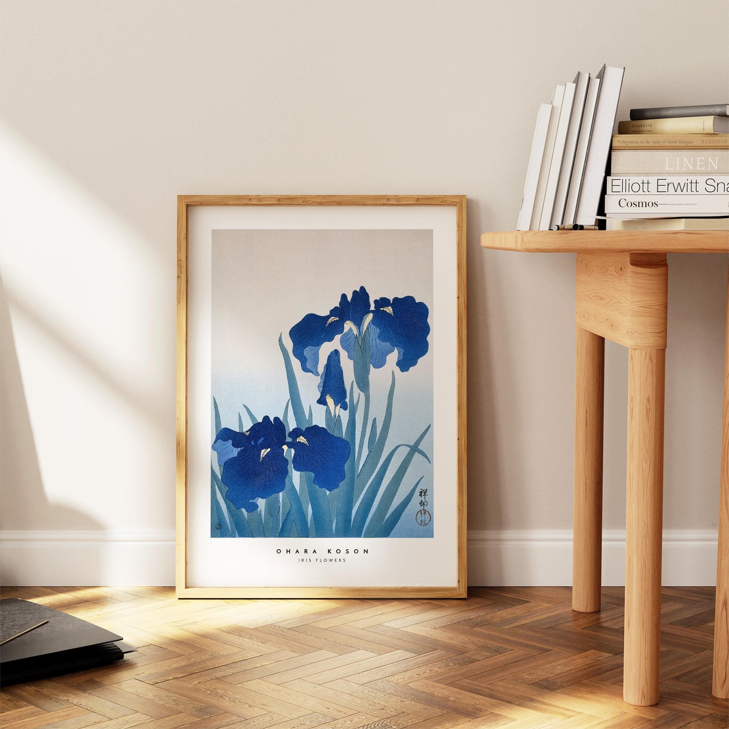 Ohara Koson - Iris Flowers Print