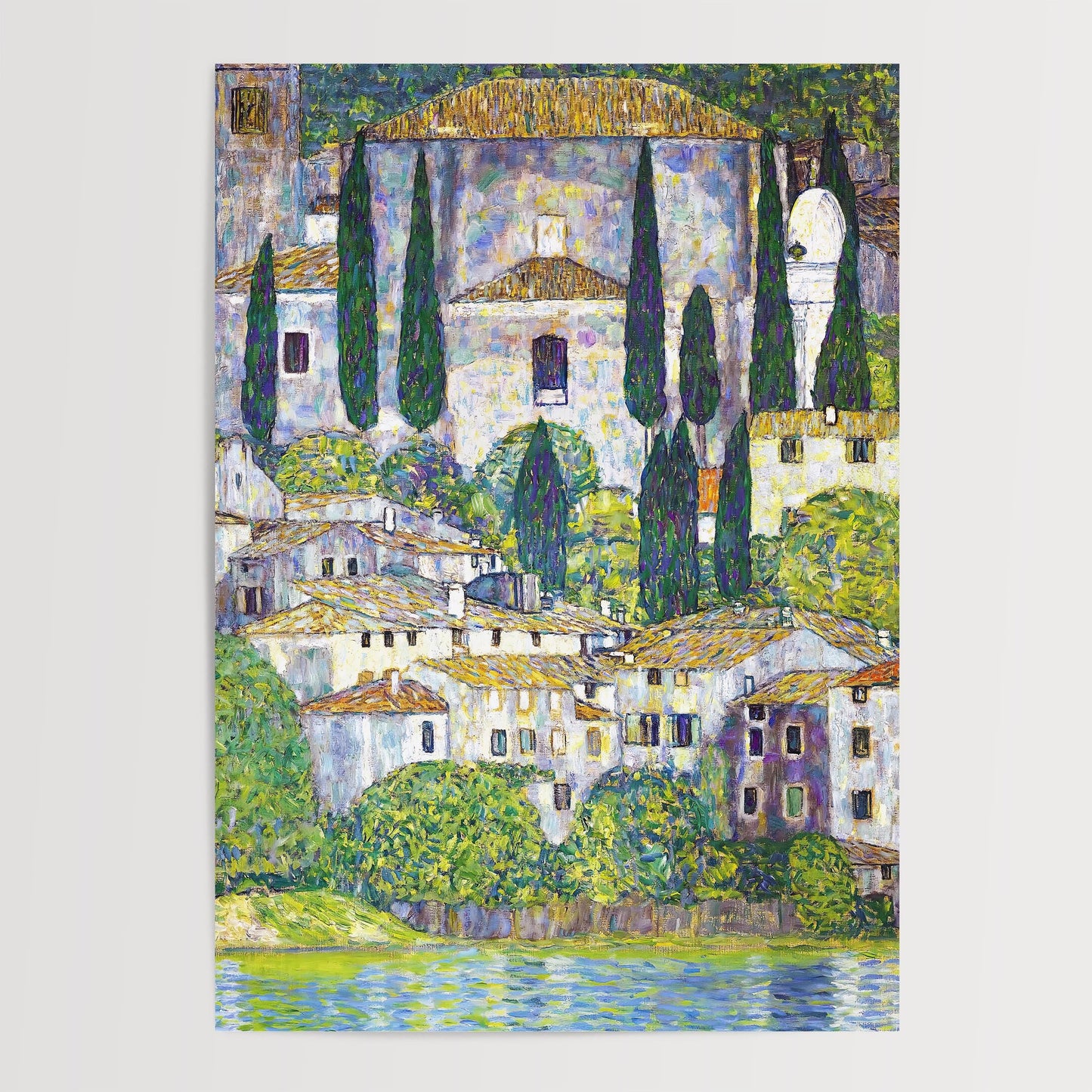 Gustav Klimt - Church in Cassone Print