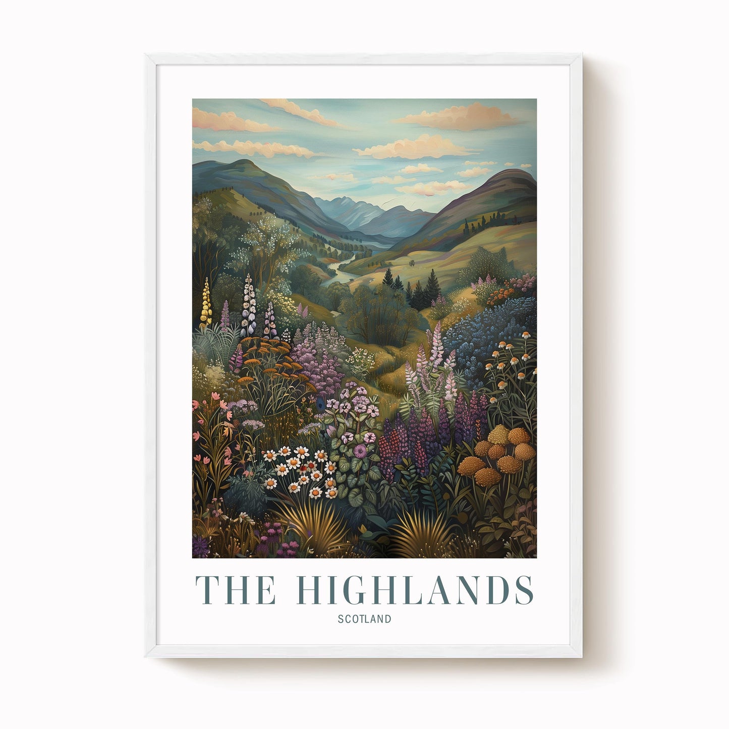 Scottish Highlands Art Print