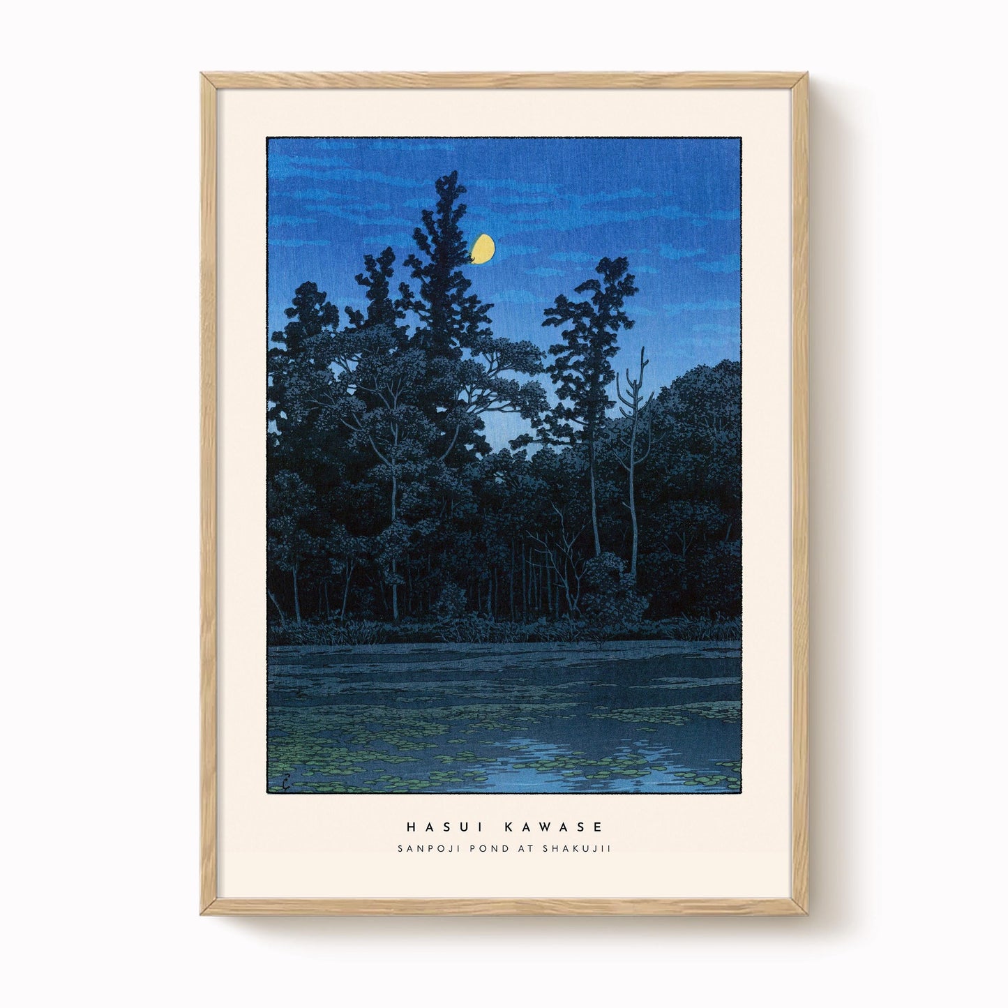 Hasui Kawase - Sanpoji Pond at Shakujii Print