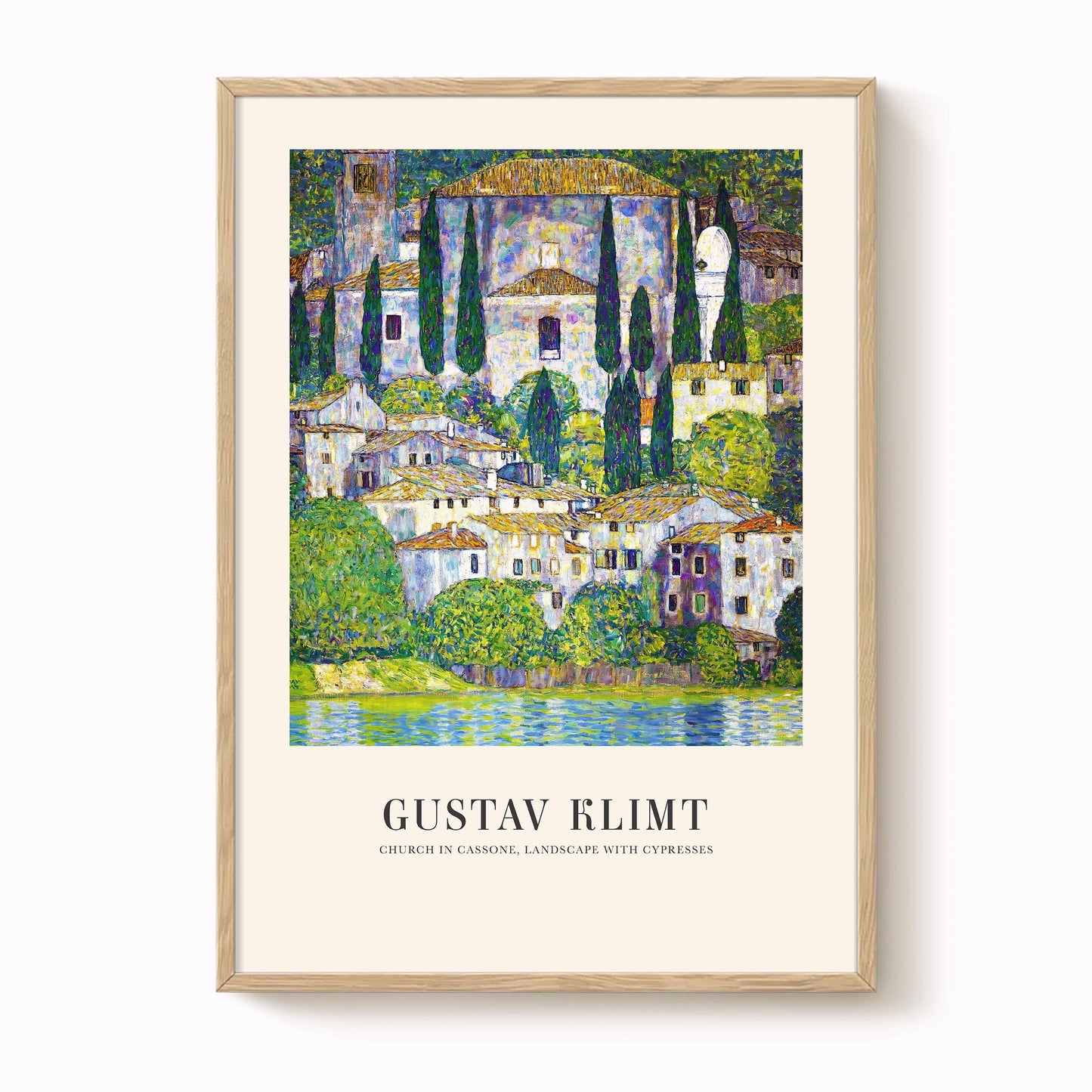 Gustav Klimt - Church in Cassone Print
