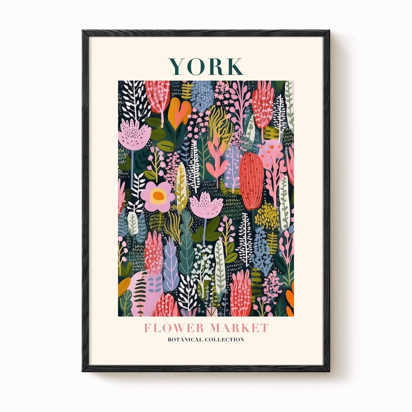 York Flower Market Print